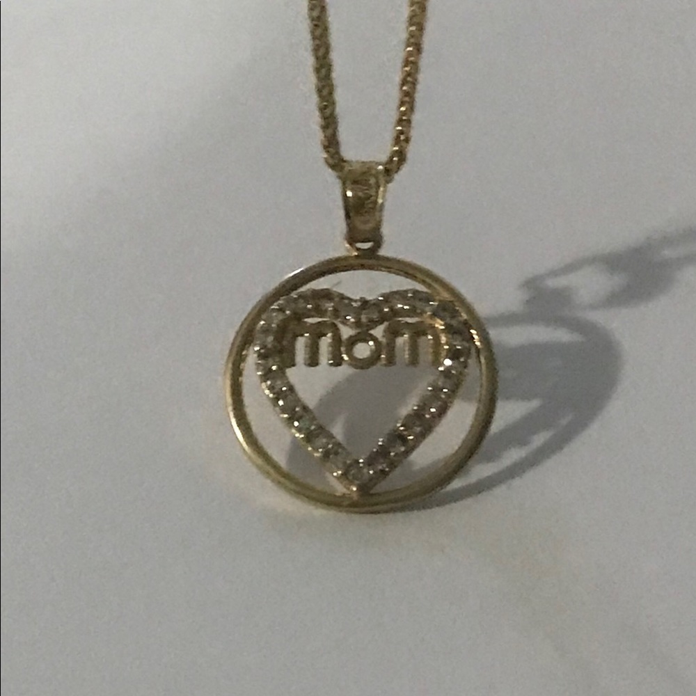 “MOM” 10kt Gold necklace